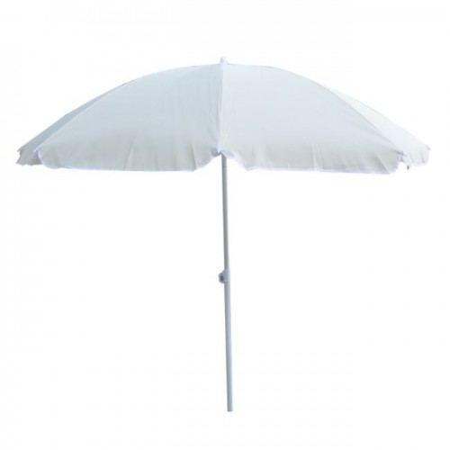 ΟΜΠΡΕΛΑ ΘΑΛΑΣΣΗΣ RANDALL 2.00μ HM6015.01 ΛΕΥΚΗ 8 ΑΚΤΙΝΕΣ FIBERGLASS Εξωτερικού Χώρου