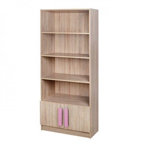 ΒΙΒΛΙΟΘΗΚΗ PLAYROOM SONAMA-ΡΟΖ HM10146.03 80X35X180εκ. Παιδικό δωμάτιο ΒΙΒΛΙΟΘΗΚΗ PLAYROOM SONAMA-ΡΟΖ HM10146.03 80X35X180εκ. Παιδικό δωμάτιο
