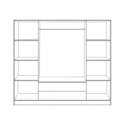 ΝΤΟΥΛΑΠΑ 4ΦΥΛΛΗ ΜΕ 2 ΣΥΡΤΑΡΙΑ AZALEA 200x55.5x180Υ εκ. HM353.01 ZEBRANO ΝΤΟΥΛΑΠΑ 4ΦΥΛΛΗ ΜΕ 2 ΣΥΡΤΑΡΙΑ AZALEA 200x55.5x180Υ εκ. HM353.01 ZEBRANO