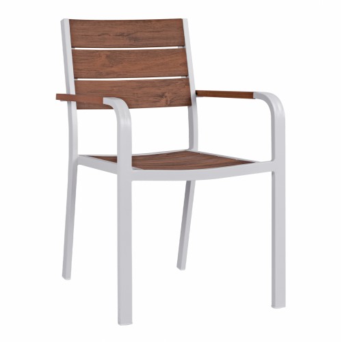 ΠΟΛΥΘΡΟΝΑ ΑΛΟΥΜΙΝΙΟΥ SAGA ΛΕΥΚΗ ΜΕ POLYWOOD HM5127.01 55x56x85Υ εκ. Εξωτερικού Χώρου ΠΟΛΥΘΡΟΝΑ ΑΛΟΥΜΙΝΙΟΥ SAGA ΛΕΥΚΗ ΜΕ POLYWOOD HM5127.01 55x56x85Υ εκ. Εξωτερικού Χώρου