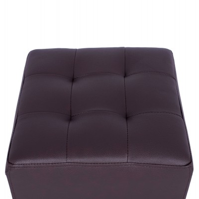 ΣΚΑΜΠΩ ΜΕ PU ΚΑΦΕ PUNK HM264.03 37x37x35εκ ΣΚΑΜΠΩ ΜΕ PU ΚΑΦΕ PUNK HM264.03 37x37x35εκ