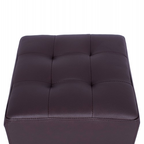 ΣΚΑΜΠΩ ΜΕ PU ΚΑΦΕ PUNK HM264.03 37x37x35εκ ΣΚΑΜΠΩ ΜΕ PU ΚΑΦΕ PUNK HM264.03 37x37x35εκ