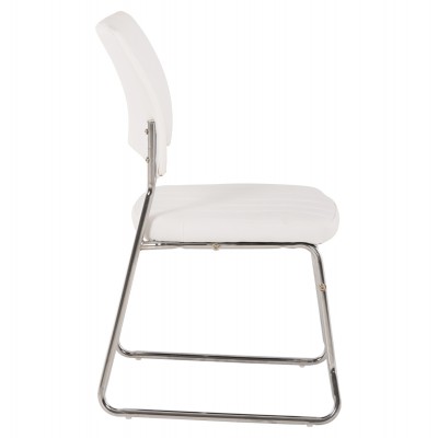 ΚΑΡΕΚΛΑ QUENTI HM1071.02 ΛΕΥΚΗ 52x60x85 εκ. Έπιπλα Γραφείου