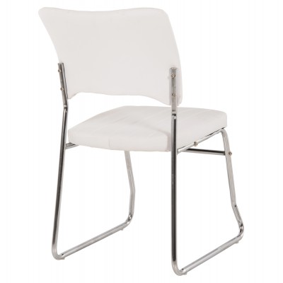 ΚΑΡΕΚΛΑ QUENTI HM1071.02 ΛΕΥΚΗ 52x60x85 εκ. Έπιπλα Γραφείου