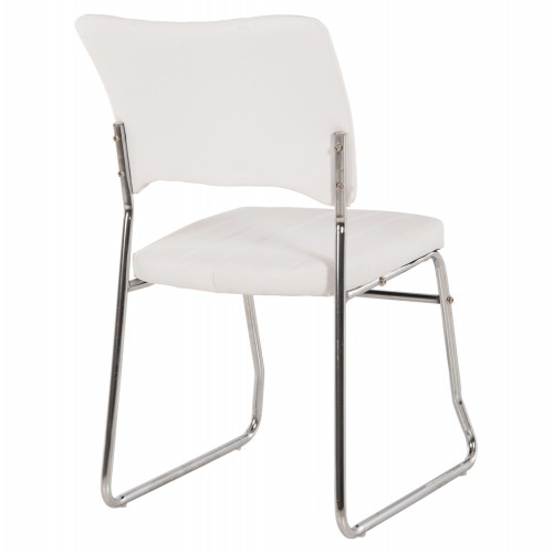ΚΑΡΕΚΛΑ QUENTI HM1071.02 ΛΕΥΚΗ 52x60x85 εκ. Έπιπλα Γραφείου