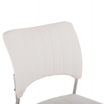 ΚΑΡΕΚΛΑ QUENTI HM1071.02 ΛΕΥΚΗ 52x60x85 εκ. Έπιπλα Γραφείου