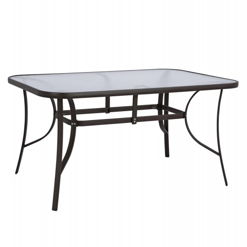 ΤΡΑΠΕΖΙ BRUNO 150X90Χ72Υεκ. ΚΑΦΕ ΜΕΤΑΛΛΙΚΟ ΜΕ ΓΥΑΛΙΝΗ ΕΠΙΦΑΝΕΙΑ HM5145.02 Εξωτερικού Χώρου ΤΡΑΠΕΖΙ BRUNO 150X90Χ72Υεκ. ΚΑΦΕ ΜΕΤΑΛΛΙΚΟ ΜΕ ΓΥΑΛΙΝΗ ΕΠΙΦΑΝΕΙΑ HM5145.02 Εξωτερικού Χώρου