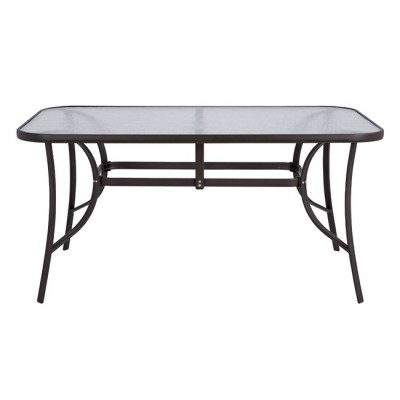 ΤΡΑΠΕΖΙ BRUNO 150X90Χ72Υεκ. ΚΑΦΕ ΜΕΤΑΛΛΙΚΟ ΜΕ ΓΥΑΛΙΝΗ ΕΠΙΦΑΝΕΙΑ HM5145.02 ΤΡΑΠΕΖΙ BRUNO 150X90Χ72Υεκ. ΚΑΦΕ ΜΕΤΑΛΛΙΚΟ ΜΕ ΓΥΑΛΙΝΗ ΕΠΙΦΑΝΕΙΑ HM5145.02