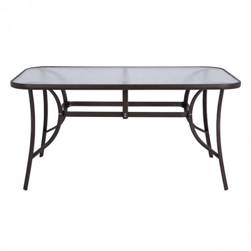 ΤΡΑΠΕΖΙ BRUNO 150X90Χ72Υεκ. ΚΑΦΕ ΜΕΤΑΛΛΙΚΟ ΜΕ ΓΥΑΛΙΝΗ ΕΠΙΦΑΝΕΙΑ HM5145.02 ΤΡΑΠΕΖΙ BRUNO 150X90Χ72Υεκ. ΚΑΦΕ ΜΕΤΑΛΛΙΚΟ ΜΕ ΓΥΑΛΙΝΗ ΕΠΙΦΑΝΕΙΑ HM5145.02