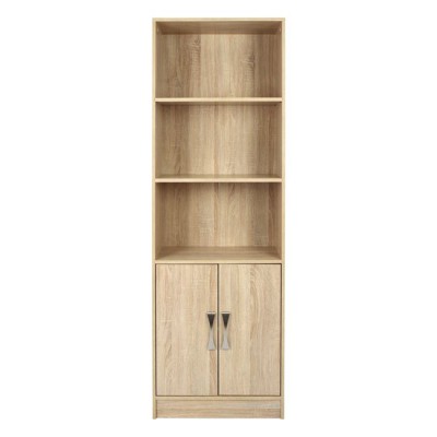 ΒΙΒΛΙΟΘΗΚΗ ΜΕΛΑΜΙΝΗΣ ENSLEY HM2027.03 SONAMA ΜΕ ΧΕΡΟΥΛΙ 60x30x180εκ ΒΙΒΛΙΟΘΗΚΗ ΜΕΛΑΜΙΝΗΣ ENSLEY HM2027.03 SONAMA ΜΕ ΧΕΡΟΥΛΙ 60x30x180εκ
