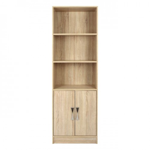 ΒΙΒΛΙΟΘΗΚΗ ΜΕΛΑΜΙΝΗΣ ENSLEY HM2027.03 SONAMA ΜΕ ΧΕΡΟΥΛΙ 60x30x180εκ ΒΙΒΛΙΟΘΗΚΗ ΜΕΛΑΜΙΝΗΣ ENSLEY HM2027.03 SONAMA ΜΕ ΧΕΡΟΥΛΙ 60x30x180εκ