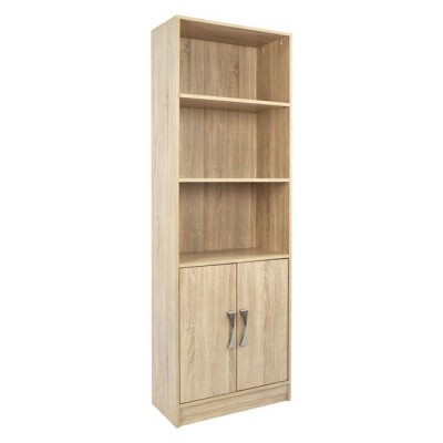 ΒΙΒΛΙΟΘΗΚΗ ΜΕΛΑΜΙΝΗΣ ENSLEY HM2027.03 SONAMA ΜΕ ΧΕΡΟΥΛΙ 60x30x180εκ ΒΙΒΛΙΟΘΗΚΗ ΜΕΛΑΜΙΝΗΣ ENSLEY HM2027.03 SONAMA ΜΕ ΧΕΡΟΥΛΙ 60x30x180εκ