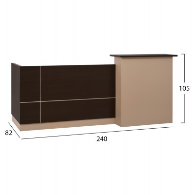 ΓΡΑΦΕΙΟ ΥΠΟΔΟΧΗΣ DALTON HM2068.01 ΜΕΛΑΜΙΝΗ ΣΕ WENGE-ΜΠΕΖ 240x80x106Υεκ. ΓΡΑΦΕΙΟ ΥΠΟΔΟΧΗΣ DALTON HM2068.01 ΜΕΛΑΜΙΝΗ ΣΕ WENGE-ΜΠΕΖ 240x80x106Υεκ.