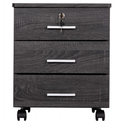 ΣΥΡΤΑΡΙΕΡΑ ΓΡΑΦΕΙΟΥ HAYDEN HM2282.01 ΣΕ ΑΝΘΡΑΚΙ ΧΡΩΜΑ 39x39,5x46,5 Έπιπλα Γραφείου