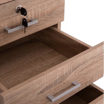 ΣΥΡΤΑΡΙΕΡΑ ΓΡΑΦΕΙΟΥ HAYDEN HM2282.02 ΣΕ ΧΡΩΜΑ SONAMA 39x39,5x46,5 Έπιπλα Γραφείου