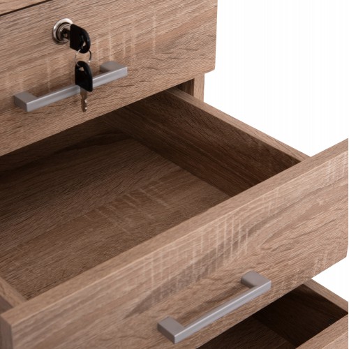ΣΥΡΤΑΡΙΕΡΑ ΓΡΑΦΕΙΟΥ HAYDEN HM2282.02 ΣΕ ΧΡΩΜΑ SONAMA 39x39,5x46,5 Έπιπλα Γραφείου