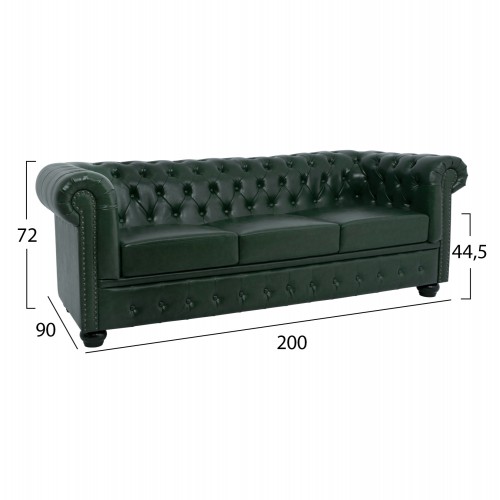 ΚΑΝΑΠΕΣ 3ΘΕΣΙΟΣ T.CHESTERFIELD HM3009.08 ΤΕΧΝΟΔΕΡΜΑ ΚΥΠΑΡΙΣΣΙ 208x90x73 εκ. ΚΑΝΑΠΕΣ 3ΘΕΣΙΟΣ T.CHESTERFIELD HM3009.08 ΤΕΧΝΟΔΕΡΜΑ ΚΥΠΑΡΙΣΣΙ 208x90x73 εκ.