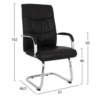 ΣΕΤ ΠΟΛΥΘΡΟΝΑ JACOB HM1045.11 ΜΑΥΡΟ PU ΜΕ ΒΑΣΗ ΧΡΩΜΙΟΥ 57x66,5x102 cm ΣΕΤ ΠΟΛΥΘΡΟΝΑ JACOB HM1045.11 ΜΑΥΡΟ PU ΜΕ ΒΑΣΗ ΧΡΩΜΙΟΥ 57x66,5x102 cm