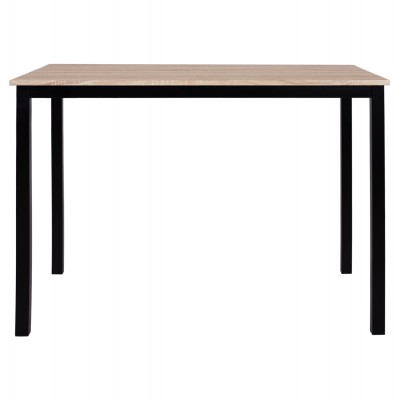 ΤΡΑΠΕΖΙ ΤΡΑΠΕΖΑΡΙΑΣ PANYA HM8332, 110X70Χ76 SONOMA, ΜΑΥΡΑ ΠΟΔΙΑ ΤΡΑΠΕΖΙ ΤΡΑΠΕΖΑΡΙΑΣ PANYA HM8332, 110X70Χ76 SONOMA, ΜΑΥΡΑ ΠΟΔΙΑ