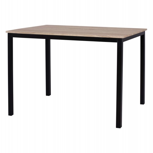 ΤΡΑΠΕΖΙ ΤΡΑΠΕΖΑΡΙΑΣ PANYA HM8332, 110X70Χ76 SONOMA, ΜΑΥΡΑ ΠΟΔΙΑ ΤΡΑΠΕΖΙ ΤΡΑΠΕΖΑΡΙΑΣ PANYA HM8332, 110X70Χ76 SONOMA, ΜΑΥΡΑ ΠΟΔΙΑ