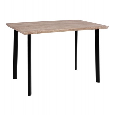 ΤΡΑΠΕΖΙ ΤΡΑΠΕΖΑΡΙΑΣ PALANI 110X70 SONAMA ΜΕ ΜΑΥΡΑ ΠΟΔΙΑ HM8333 ΤΡΑΠΕΖΙ ΤΡΑΠΕΖΑΡΙΑΣ PALANI 110X70 SONAMA ΜΕ ΜΑΥΡΑ ΠΟΔΙΑ HM8333