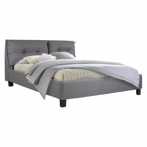 ΚΡΕΒΑΤΙ BILLIE 160x200 εκ. ΜΕ ΥΦΑΣΜΑ ΓΚΡΙ HM551.05 Υπνοδωμάτιο ΚΡΕΒΑΤΙ BILLIE 160x200 εκ. ΜΕ ΥΦΑΣΜΑ ΓΚΡΙ HM551.05 Υπνοδωμάτιο