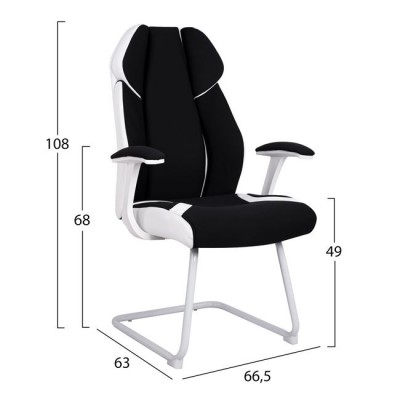 ΠΟΛΥΘΡΟΝΑ ZAHARA HM1102.02 ΣΕ ΧΡΩΜΑ ΜΑΥΡΟ ΜΕ ΑΣΠΡΟ 66,5x63x108cm ΠΟΛΥΘΡΟΝΑ ZAHARA HM1102.02 ΣΕ ΧΡΩΜΑ ΜΑΥΡΟ ΜΕ ΑΣΠΡΟ 66,5x63x108cm