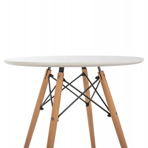 ΤΡΑΠΕΖΙ MINIMAL KID HM8451.01 ΣΤΡΟΓΓYΛΟ Φ60X51Υ ΛΕΥΚΟ Παιδικό δωμάτιο ΤΡΑΠΕΖΙ MINIMAL KID HM8451.01 ΣΤΡΟΓΓYΛΟ Φ60X51Υ ΛΕΥΚΟ Παιδικό δωμάτιο