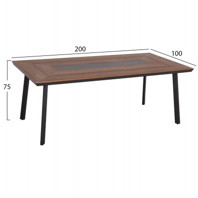ΤΡΑΠΕΖΙ ΑΛΟΥΜΙΝΙΟΥ TABER ΜΕ POLYWOOD 200X100 ΓΚΡΙ HM5131.12 ΤΡΑΠΕΖΙ ΑΛΟΥΜΙΝΙΟΥ TABER ΜΕ POLYWOOD 200X100 ΓΚΡΙ HM5131.12