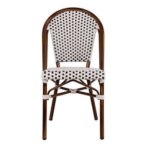ΚΑΡΕΚΛΑ BISTRO ΑΛΟΥΜΙΝΙΟΥ BAMBOO LOOK ΜΕ ΛΕΥΚΟ-ΜΑΥΡΟ RATTAN HM5566.01 45x54x90Υεκ. ΚΑΡΕΚΛΑ BISTRO ΑΛΟΥΜΙΝΙΟΥ BAMBOO LOOK ΜΕ ΛΕΥΚΟ-ΜΑΥΡΟ RATTAN HM5566.01 45x54x90Υεκ.