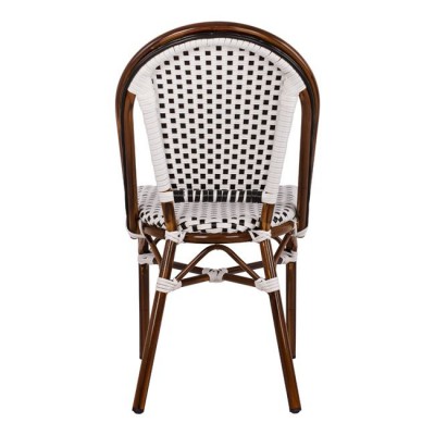 ΚΑΡΕΚΛΑ BISTRO ΑΛΟΥΜΙΝΙΟΥ BAMBOO LOOK ΜΕ ΛΕΥΚΟ-ΜΑΥΡΟ RATTAN HM5566.01 45x54x90Υεκ. ΚΑΡΕΚΛΑ BISTRO ΑΛΟΥΜΙΝΙΟΥ BAMBOO LOOK ΜΕ ΛΕΥΚΟ-ΜΑΥΡΟ RATTAN HM5566.01 45x54x90Υεκ.
