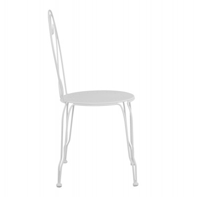 ΚΑΡΕΚΛΑ ΜΕΤΑΛΛΙΚΗ AMORE ΛΕΥΚΗ 42x48x90 εκ. HM5007.12 ΚΑΡΕΚΛΑ ΜΕΤΑΛΛΙΚΗ AMORE ΛΕΥΚΗ 42x48x90 εκ. HM5007.12