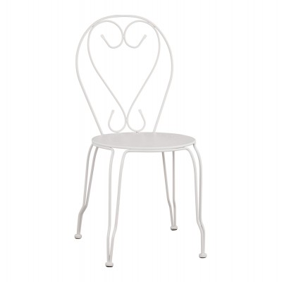 ΚΑΡΕΚΛΑ ΜΕΤΑΛΛΙΚΗ AMORE ΛΕΥΚΗ 42x48x90 εκ. HM5007.12 ΚΑΡΕΚΛΑ ΜΕΤΑΛΛΙΚΗ AMORE ΛΕΥΚΗ 42x48x90 εκ. HM5007.12