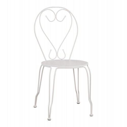 ΚΑΡΕΚΛΑ ΜΕΤΑΛΛΙΚΗ AMORE ΛΕΥΚΗ 42x48x90 εκ. HM5007.12 ΚΑΡΕΚΛΑ ΜΕΤΑΛΛΙΚΗ AMORE ΛΕΥΚΗ 42x48x90 εκ. HM5007.12