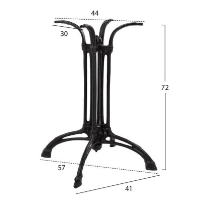 ΒΑΣΗ ΑΠΟ ΜΑΝΤΕΜΙ HM444 4ΝΥΧΗ ΣΕ ΜΑΥΡΟ ΧΡΩΜΑ 57X57X72 ΒΑΣΗ ΑΠΟ ΜΑΝΤΕΜΙ HM444 4ΝΥΧΗ ΣΕ ΜΑΥΡΟ ΧΡΩΜΑ 57X57X72
