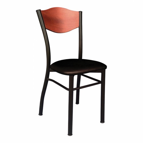 ΚΑΡΕΚΛΑ ΜΕΤΑΛΛΙΚΗ ΜΕ ΞΥΛΙΝΗ ΠΛΑΤΗ TS512 43X50X86 εκ. Σαλόνι