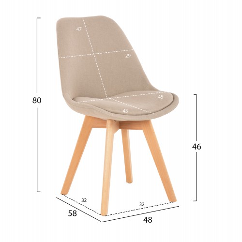 ΣΕΤ ΤΡΑΠΕΖΑΡΙΑΣ 5ΤΜΧ PALOMA HM10382 MDF TOP ΣΕ SONAMA--ΜΠΕΖ ΚΑΡΕΚΛΕΣ Τραπεζαρία