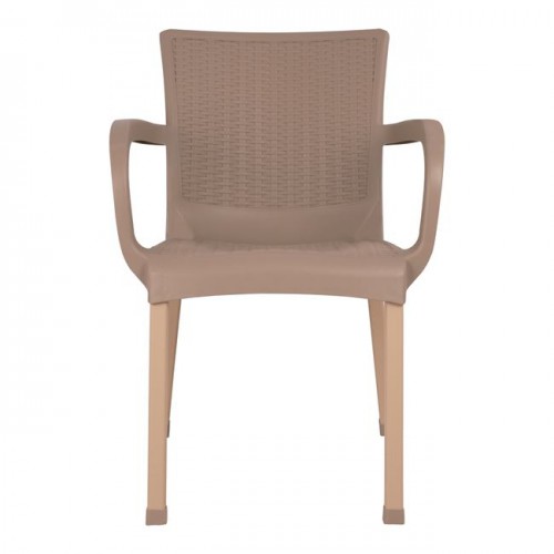 ΠΟΛΥΘΡΟΝΑ ΠΟΛΥΠΡΟΠΥΛΕΝΙΟΥ RATTAN ΠΟΔΙ ALU HM5591.02 ΚΑΠΟΥΤΣΙΝΟ 60x60x82 cm ΠΟΛΥΘΡΟΝΑ ΠΟΛΥΠΡΟΠΥΛΕΝΙΟΥ RATTAN ΠΟΔΙ ALU HM5591.02 ΚΑΠΟΥΤΣΙΝΟ 60x60x82 cm