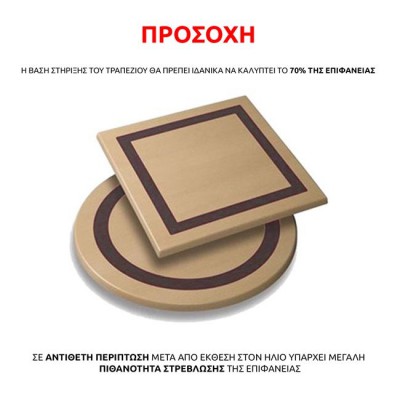 ΕΠΙΦΑΝΕΙΑ ΤΡΑΠΕΖΙΟΥ WERZALIT 60Χ60Χ3.5εκ. CEMENT 5648 HM5229.12 ΕΠΙΦΑΝΕΙΑ ΤΡΑΠΕΖΙΟΥ WERZALIT 60Χ60Χ3.5εκ. CEMENT 5648 HM5229.12