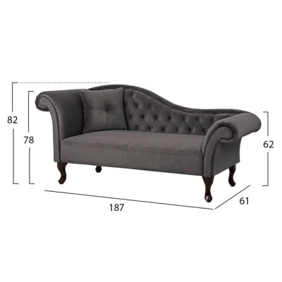 ΑΝΑΚΛΙΝΔΡΟ T.CHESTERFIELD ΓΚΡΙ ΒΕΛΟΥΔΟ NIOVI HM3007.10 ΑΡ.ΜΠΡΑΤΣO 189x61x84Yεκ. ΑΝΑΚΛΙΝΔΡΟ T.CHESTERFIELD ΓΚΡΙ ΒΕΛΟΥΔΟ NIOVI HM3007.10 ΑΡ.ΜΠΡΑΤΣO 189x61x84Yεκ.