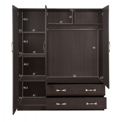 ΝΤΟΥΛΑΠΑ 3ΦΥΛΛΗ CARLY HM384.01 ΜΕ ΔΥΟ ΣΥΡΤΑΡΙΑ ZEBRANO 150X55Χ180Υεκ. Υπνοδωμάτιο ΝΤΟΥΛΑΠΑ 3ΦΥΛΛΗ CARLY HM384.01 ΜΕ ΔΥΟ ΣΥΡΤΑΡΙΑ ZEBRANO 150X55Χ180Υεκ. Υπνοδωμάτιο
