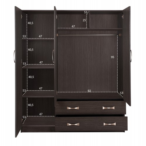 ΝΤΟΥΛΑΠΑ 3ΦΥΛΛΗ CARLY HM384.01 ΜΕ ΔΥΟ ΣΥΡΤΑΡΙΑ ZEBRANO 150X55Χ180Υεκ. Υπνοδωμάτιο ΝΤΟΥΛΑΠΑ 3ΦΥΛΛΗ CARLY HM384.01 ΜΕ ΔΥΟ ΣΥΡΤΑΡΙΑ ZEBRANO 150X55Χ180Υεκ. Υπνοδωμάτιο