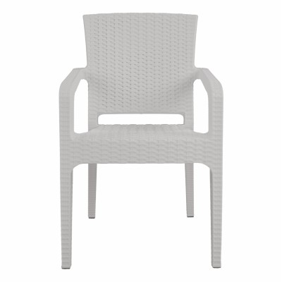 ΠΟΛΥΘΡΟΝΑ ΠΟΛΥΠΡΟΠΥΛΕΝΙΟΥ RATTAN HM5590.04 ΧΡΩΜΑ ΛΕΥΚΟ 58x55x87 cm. ΠΟΛΥΘΡΟΝΑ ΠΟΛΥΠΡΟΠΥΛΕΝΙΟΥ RATTAN HM5590.04 ΧΡΩΜΑ ΛΕΥΚΟ 58x55x87 cm.