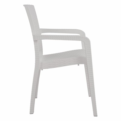ΠΟΛΥΘΡΟΝΑ ΠΟΛΥΠΡΟΠΥΛΕΝΙΟΥ RATTAN HM5590.04 ΧΡΩΜΑ ΛΕΥΚΟ 58x55x87 cm. ΠΟΛΥΘΡΟΝΑ ΠΟΛΥΠΡΟΠΥΛΕΝΙΟΥ RATTAN HM5590.04 ΧΡΩΜΑ ΛΕΥΚΟ 58x55x87 cm.
