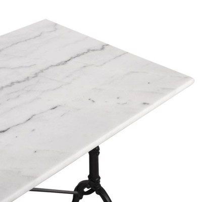 ΤΡΑΠΕΖΙ TEAGAN ΜΕ ΒΑΣΗ ΑΠΟ ΜΑΝΤΕΜΙ HM464 ΜΕ ΜΑΡΜΑΡΟ 100x60x72Υ εκ. Εξωτερικού Χώρου