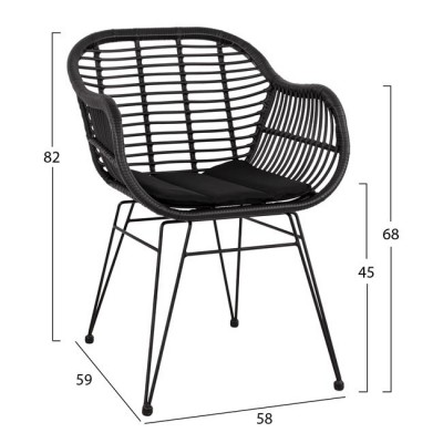 ΣΕΤ 5ΤΜΧ ALLEGRA WICKER ΜΕ ΤΡΑΠΕΖΙ 140X80Χ78Υ ΜΠΕΖ & ΜΑΥΡΟ ΧΡΩΜΑ HM10508 ΣΕΤ 5ΤΜΧ ALLEGRA WICKER ΜΕ ΤΡΑΠΕΖΙ 140X80Χ78Υ ΜΠΕΖ & ΜΑΥΡΟ ΧΡΩΜΑ HM10508