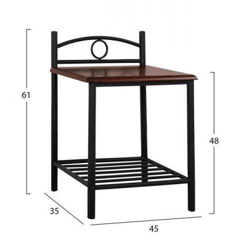 ΚΟΜΟΔΙΝΟ REVEN HM387 ΑΠΟ ΜΕΤΑΛΛΟ ΚΑΙ ΞΥΛΟ 45x35x48-61 εκ. ΚΟΜΟΔΙΝΟ REVEN HM387 ΑΠΟ ΜΕΤΑΛΛΟ ΚΑΙ ΞΥΛΟ 45x35x48-61 εκ.