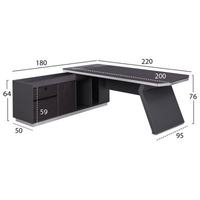 ΓΡΑΦΕΙΟ ΕΠΑΓΓΕΛΜΑΤΙΚΟ ΑΡΙΣΤΕΡΗ ΓΩΝΙΑ ROSEWOOD HM2084L 220X180X76Υεκ. ΓΡΑΦΕΙΟ ΕΠΑΓΓΕΛΜΑΤΙΚΟ ΑΡΙΣΤΕΡΗ ΓΩΝΙΑ ROSEWOOD HM2084L 220X180X76Υεκ.