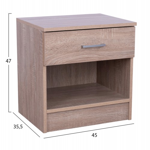 ΚΟΜΟΔΙΝΟ ΜΕ 1 ΣΥΡΤΑΡΙ LANEY SONAMA 45x35,5x47Υ εκ. HM2345.01 ΚΟΜΟΔΙΝΟ ΜΕ 1 ΣΥΡΤΑΡΙ LANEY SONAMA 45x35,5x47Υ εκ. HM2345.01