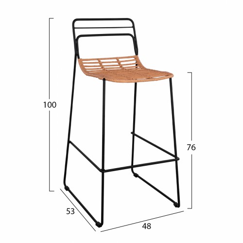 ΣΚΑΜΠΟ ΜΕΤΑΛΛΙΚΟ ALLEGRA HM5642 ΜΕ WICKER ΣΕ ΜΠΕΖ ΑΠΟΧΡΩΣΗ 48x53x100 εκ. ΣΚΑΜΠΟ ΜΕΤΑΛΛΙΚΟ ALLEGRA HM5642 ΜΕ WICKER ΣΕ ΜΠΕΖ ΑΠΟΧΡΩΣΗ 48x53x100 εκ.